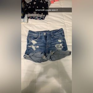 American eagle jean shorts
